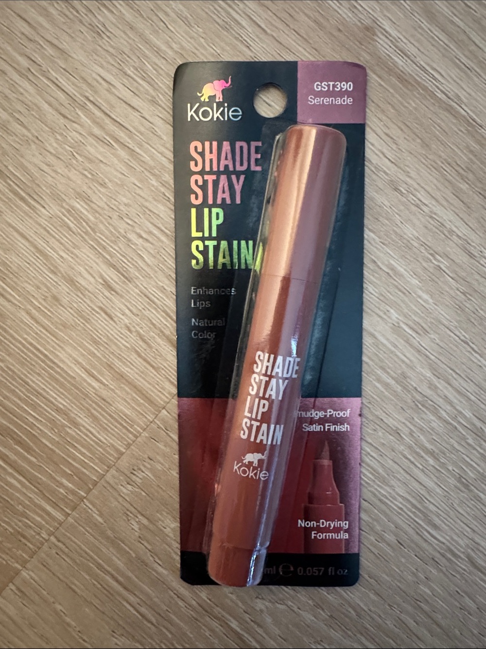 Kokie Shade Stay Lip Stain in Serenade NEW 🏷️